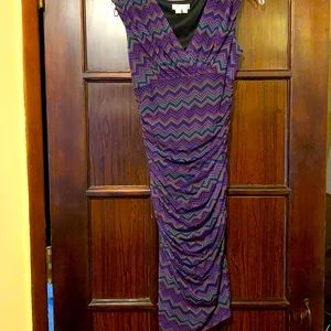 London Times Petite Multi colored Dress